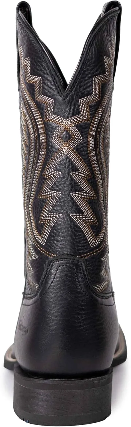 Hand Painted Western Cowboy Boots, Full Grain Cowhide Upper & Shaft, 4-Layer Composite Sole(PLT103613)