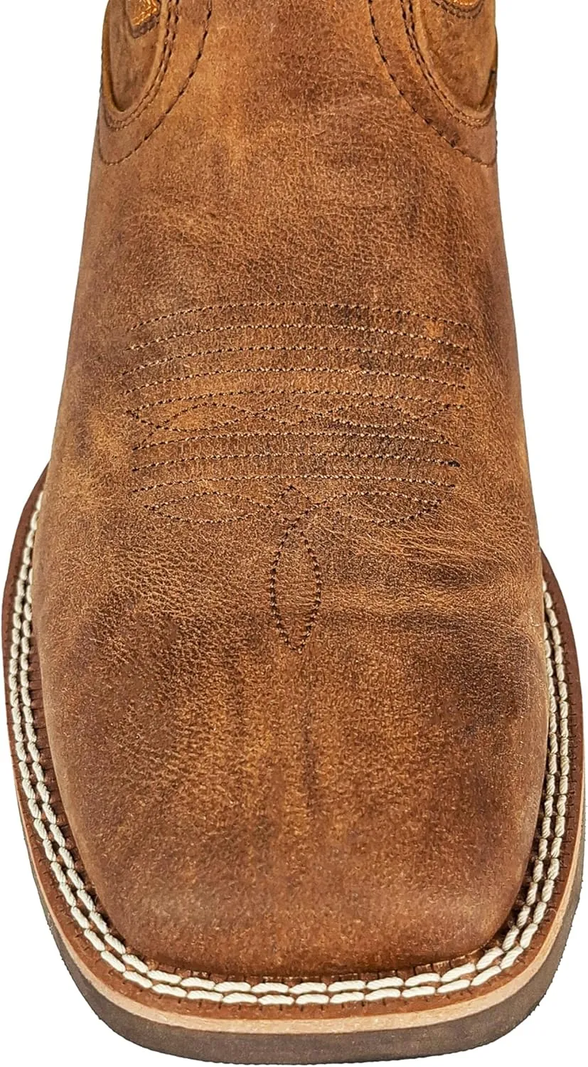 Hand Painted Western Cowboy Boots, Full Grain Cowhide Upper & Shaft, 4-Layer Composite Sole(PLT103614)