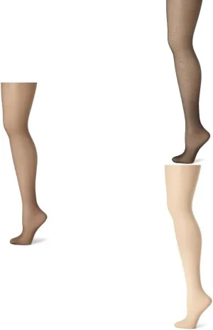 Hanes Women's Control Top Sheer Toe Silk Reflections Panty Hose