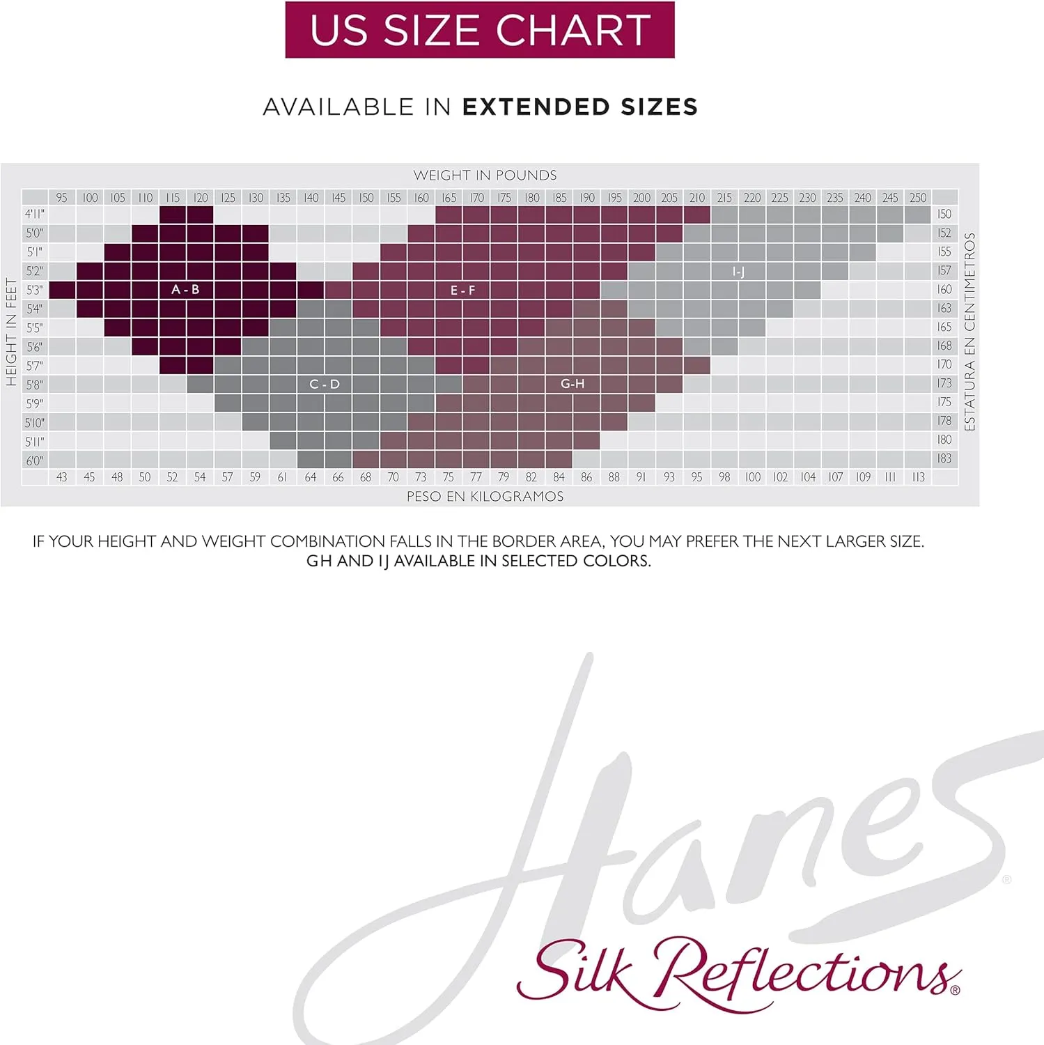 Hanes Women's Control Top Sheer Toe Silk Reflections Panty Hose
