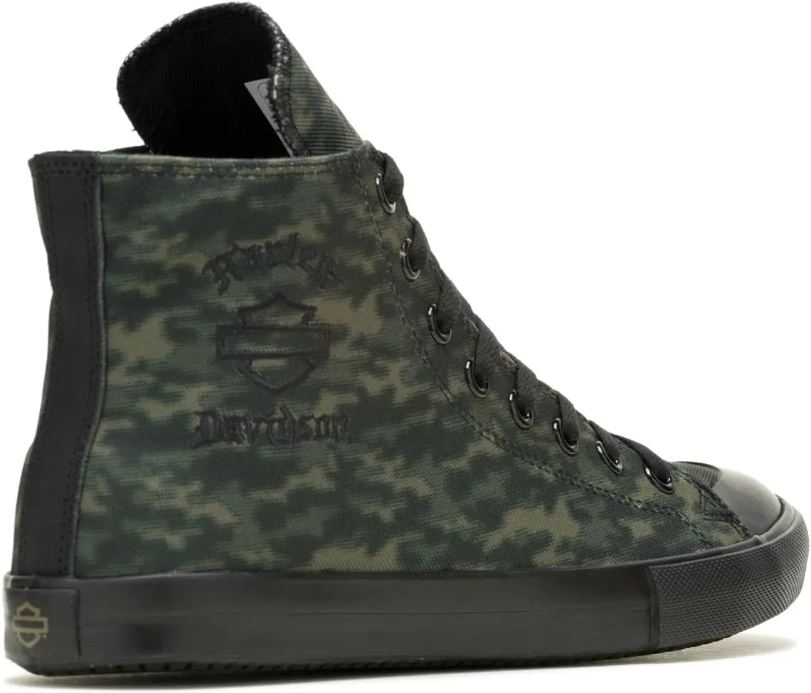 Harley-Davidson Men's Baxter Leather Motorcycle Casual Sneaker