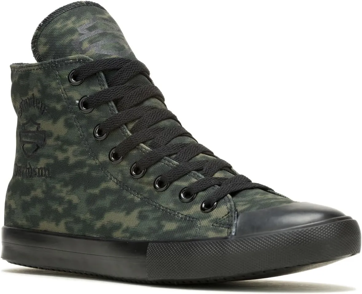 Harley-Davidson Men's Baxter Leather Motorcycle Casual Sneaker