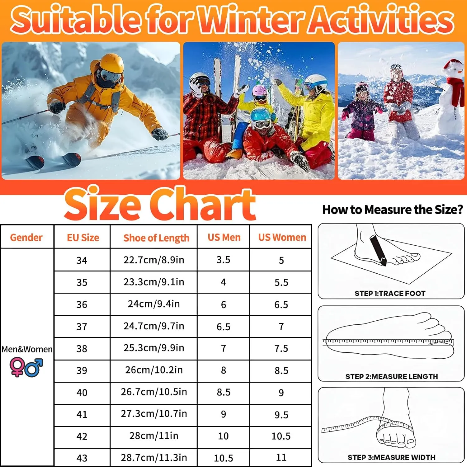 Heated Sneakers for Women and Men, Rechargeable Heating Shoes Foot Warmers with 3 Temperature Settings, Winter Outdoor Heated Sports Shoes