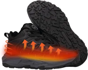 Heated Sneakers for Women and Men, Rechargeable Heating Shoes Foot Warmers with 3 Temperature Settings, Winter Outdoor Heated Sports Shoes
