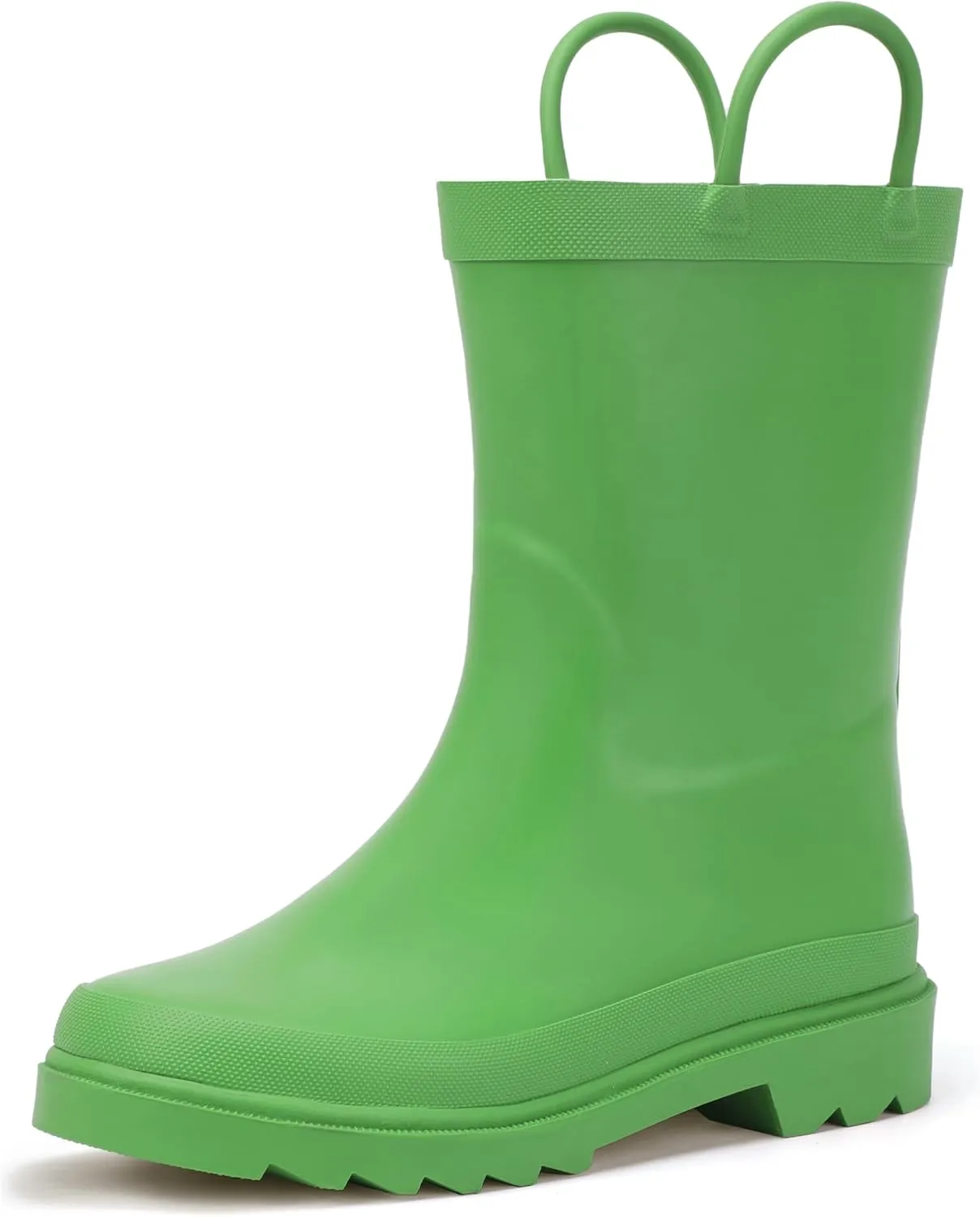 Hehainom Toddler Kids Rain Boots for Boys Girls Waterproof Easy-on Handles Rainboots