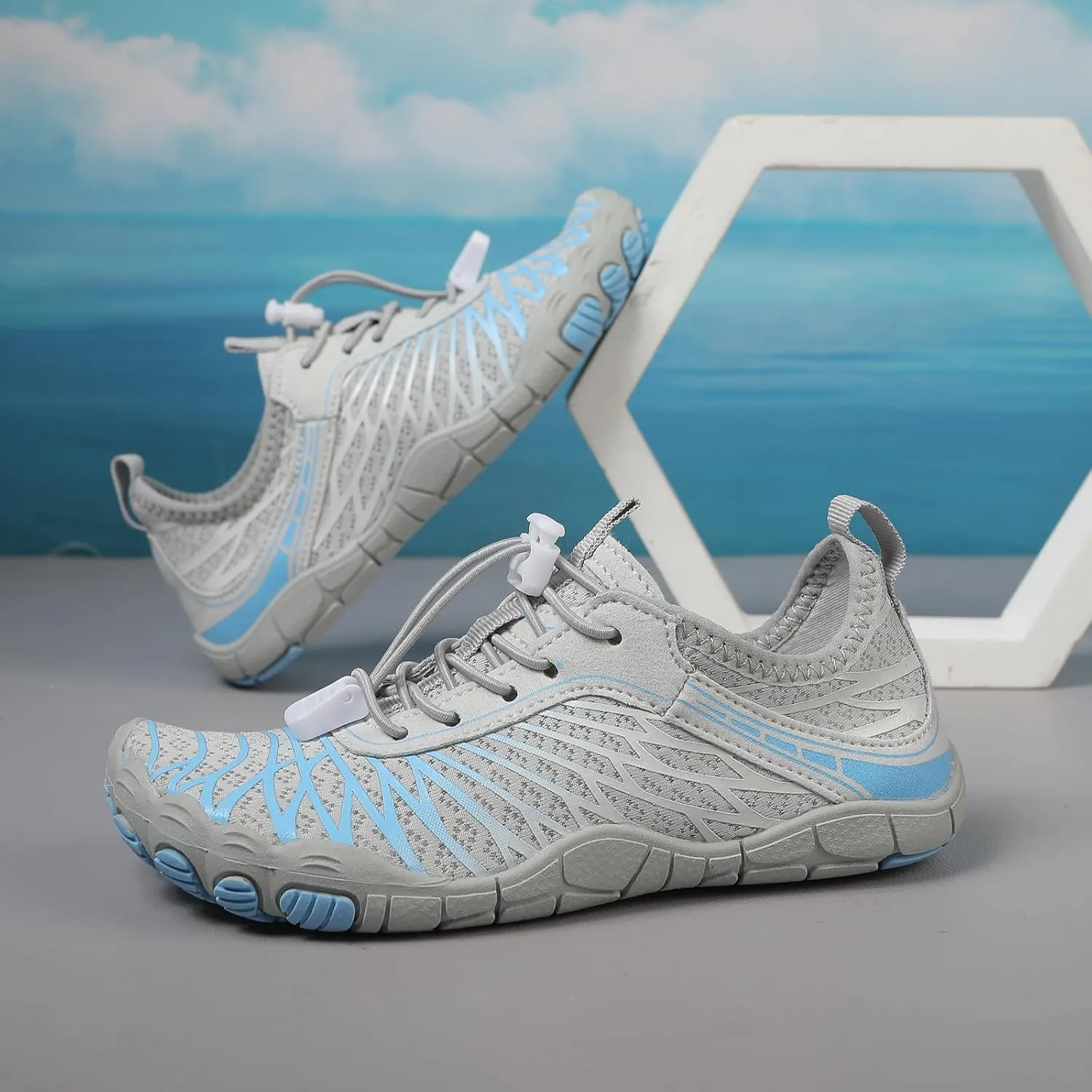 Hike Barefoot Shoes for Women Men Quick Dry Breathable Footwear Beach Walking Athletic Running Shoes with Non-Slip Sole