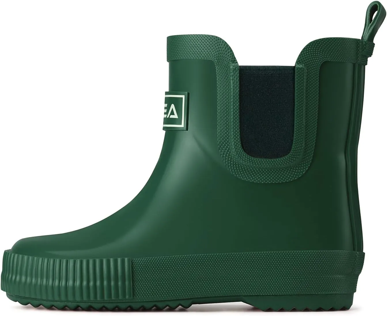 HISEA Kids Ankle Rain Boots Waterproof Deck Rubber Shoes for Boys Girls (Toddler/Little Kid/Big Kid)
