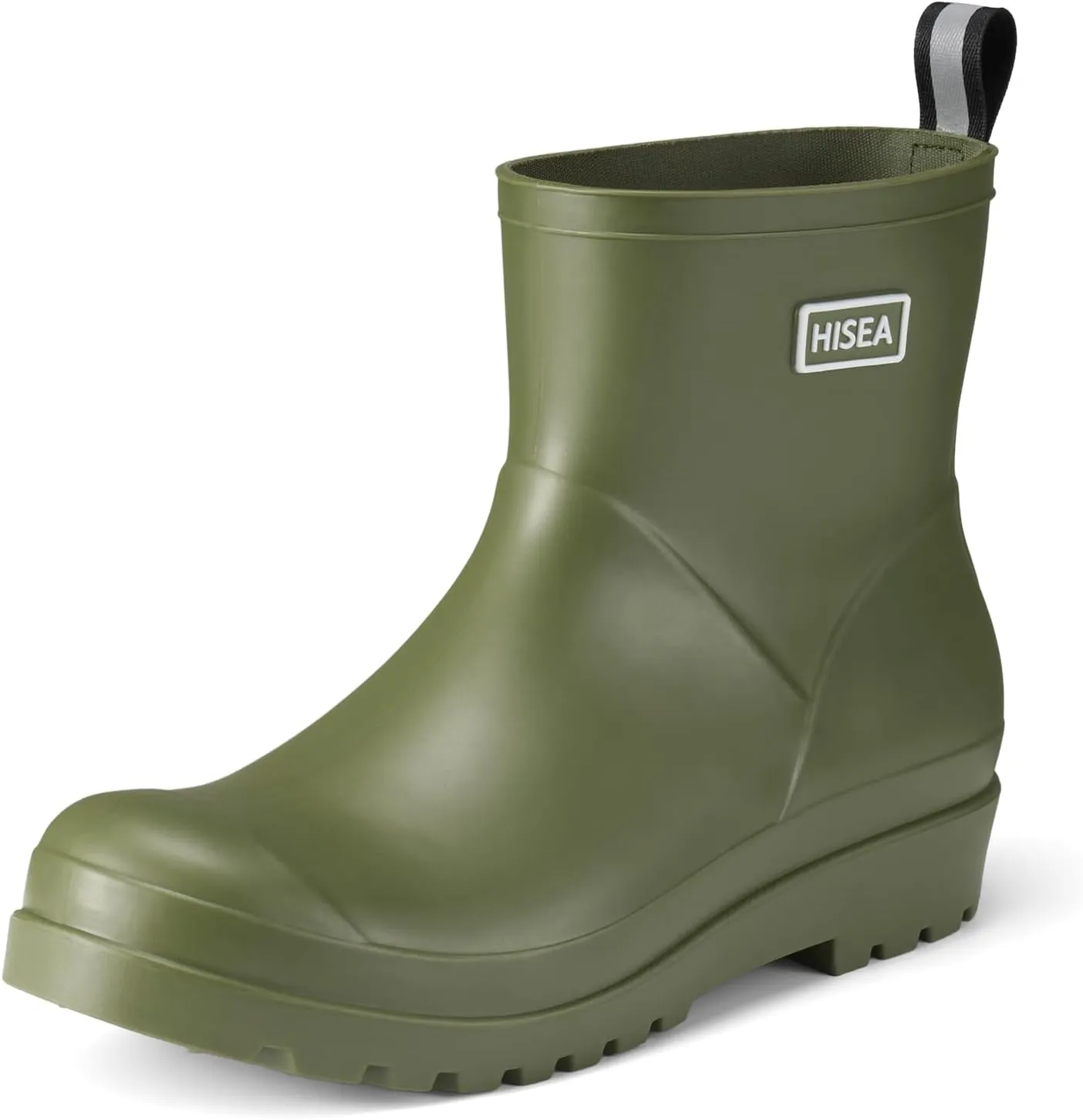 HISEA Women's Ankle Rubber Rain Boots Waterproof Short Chelsea Boots for Garden with Comfortable Insoles CHOOSE ONE SIZE UP