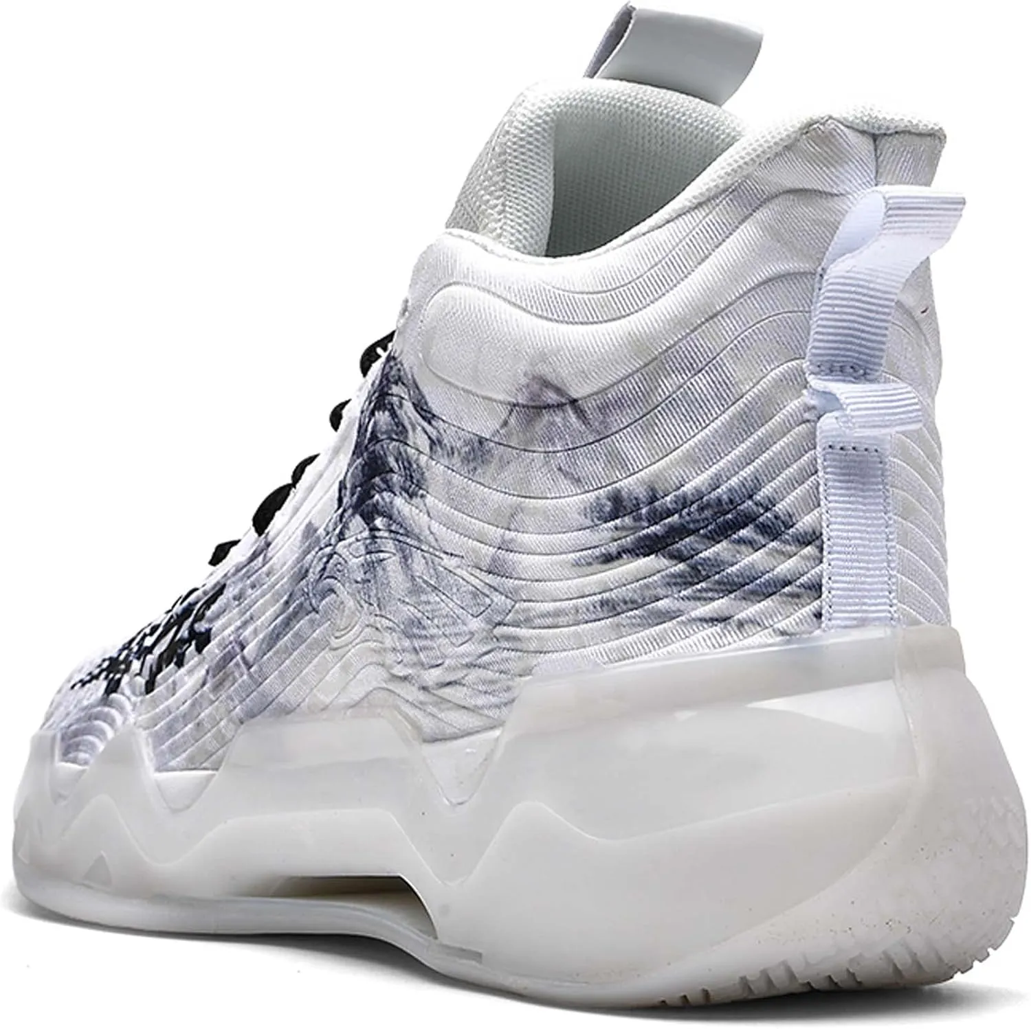 Hopelong High Upper Mens Basketball Shoes Breathable Non Slip Outdoor Sneakers Cushioning Workout Shoes High Collar Basketball Shoes for Boys Coolest Basketball Shoe with Buttons (Size 5-11)