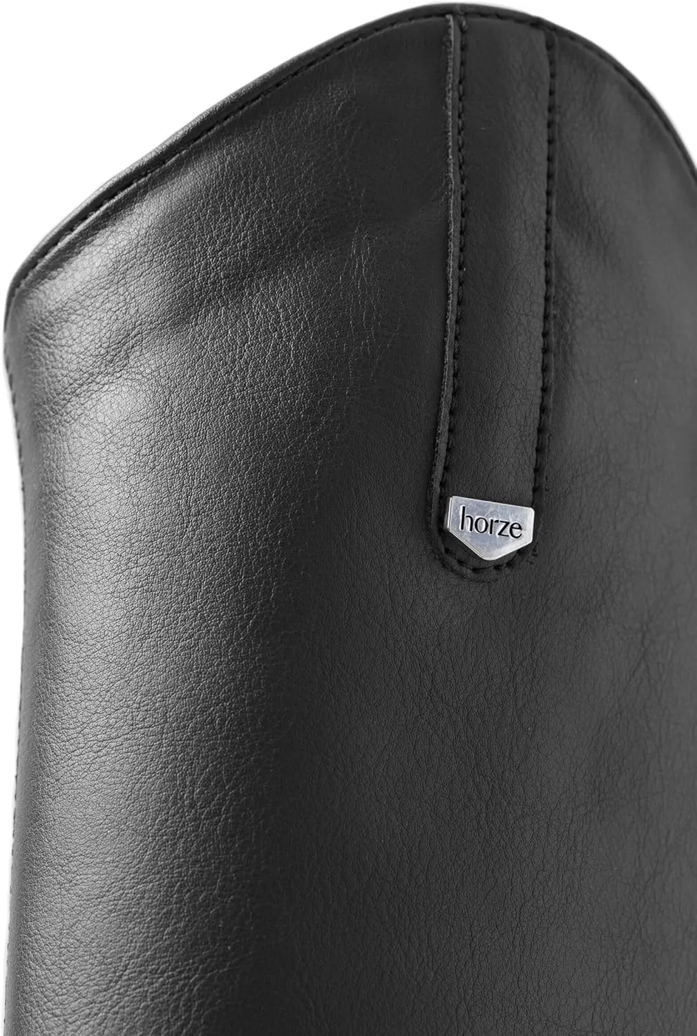 HORZE Rover Kids' Tall Field Boots, Starter Horse Riding Boots with Stretchy Easy-Fit Synthetic Leather and Rear Zipper | Size Chart in Images