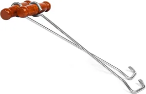 HOUNDSBAY Cowboy Boot Hooks for Men and Women - Boot Puller for Cowboy Boots with Long Handles