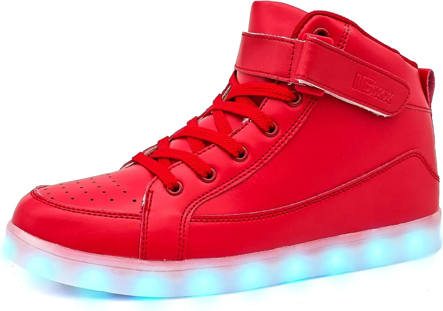 IGxx LED Light Up High Top Sneakers - USB Rechargeable, Glowing, Flashing Shoes for Men, Women & Kids
