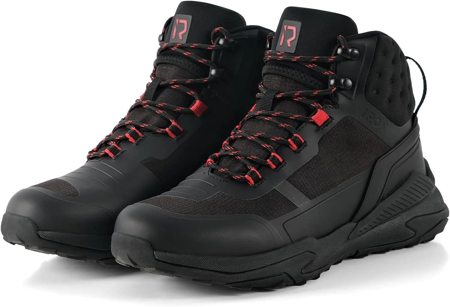 IRON JIA'S Motorcycle Shoes for Men, Waterproof Anti-Slip Breathable Street Casual Motorcycle Riding Boots with Lace Garage, Ankle Support, Shift Pads 10.5