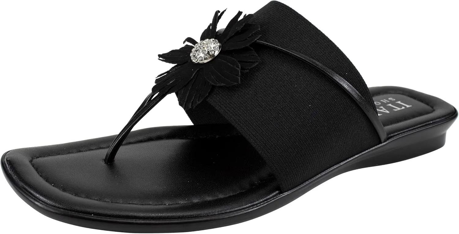ITALIAN Shoemakers Women's Elaylie Thong Sandals for Women