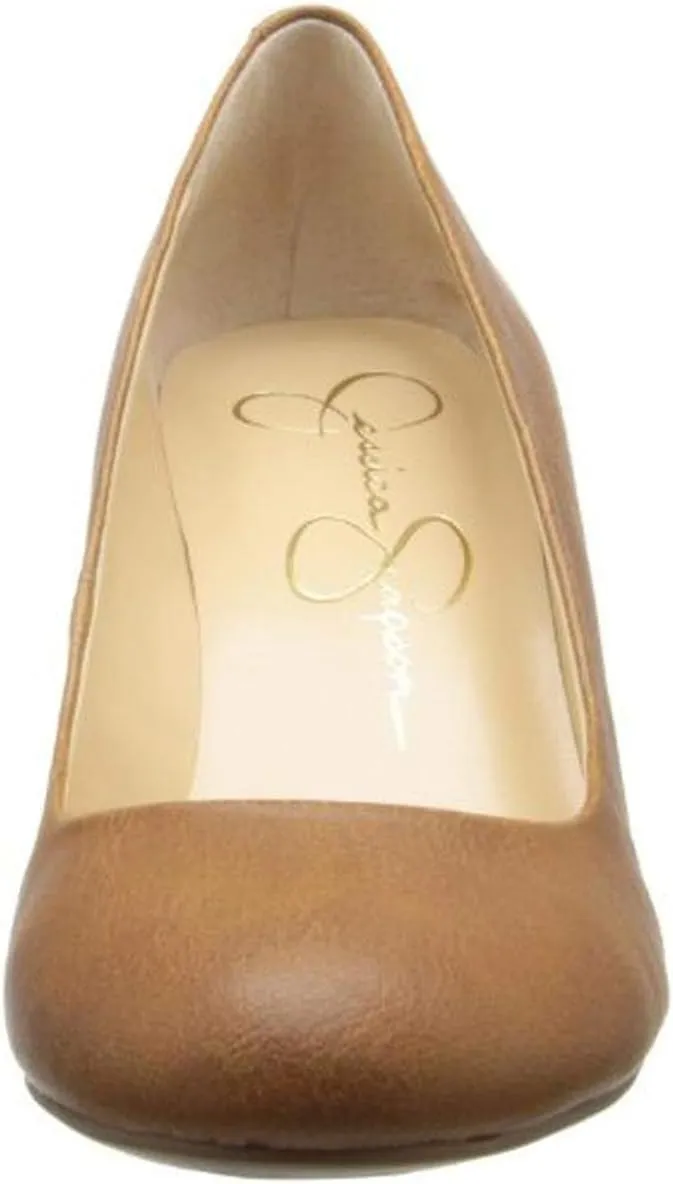 Jessica Simpson Women's Sampson Round Toe Wedge Heels Pumps