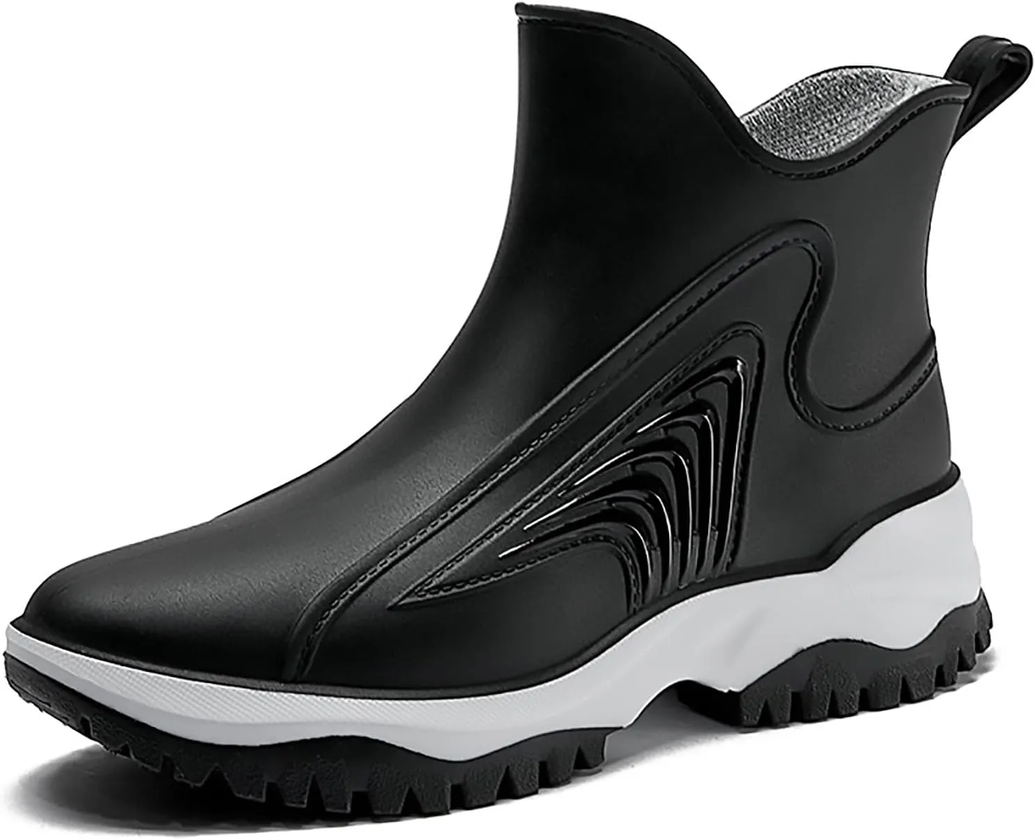 jessie Rain Boots for Women PVC Waterproof Rubber Boots Mud Boot Short Ankle Boots