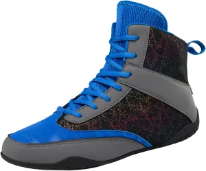 JiuQing Wrestling Shoes Men Indoor Training Boots Barefoot Breathable Teens Fashion Boxing Weightlifting Fitness Sport Boots