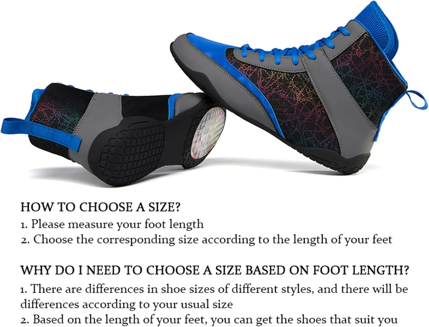JiuQing Wrestling Shoes Men Indoor Training Boots Barefoot Breathable Teens Fashion Boxing Weightlifting Fitness Sport Boots