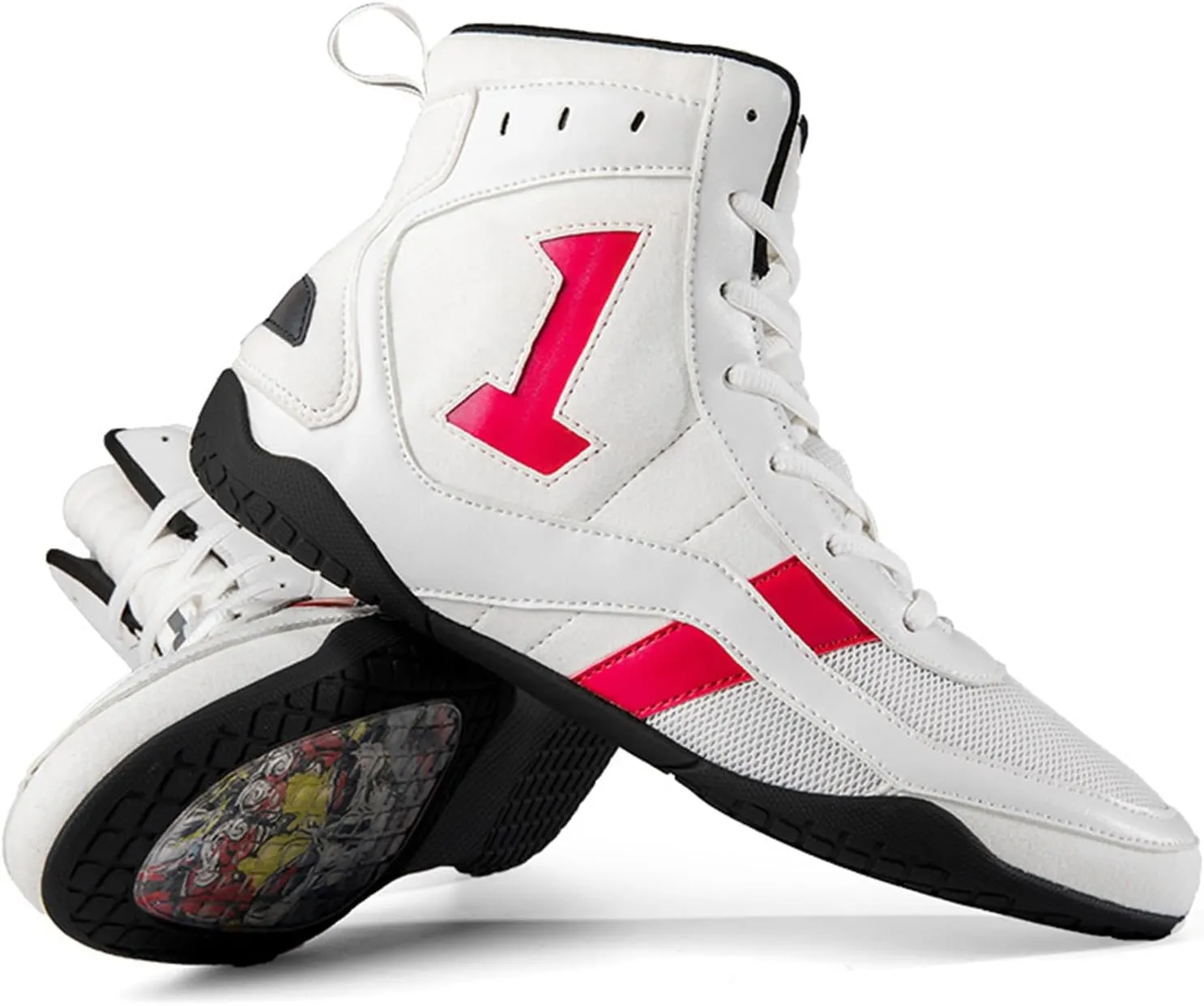 JiuQing Wrestling Shoes Men Women Barefoot Indoor Fitness Training Boots Lightweight Boxing Weightlifting Sport Boots