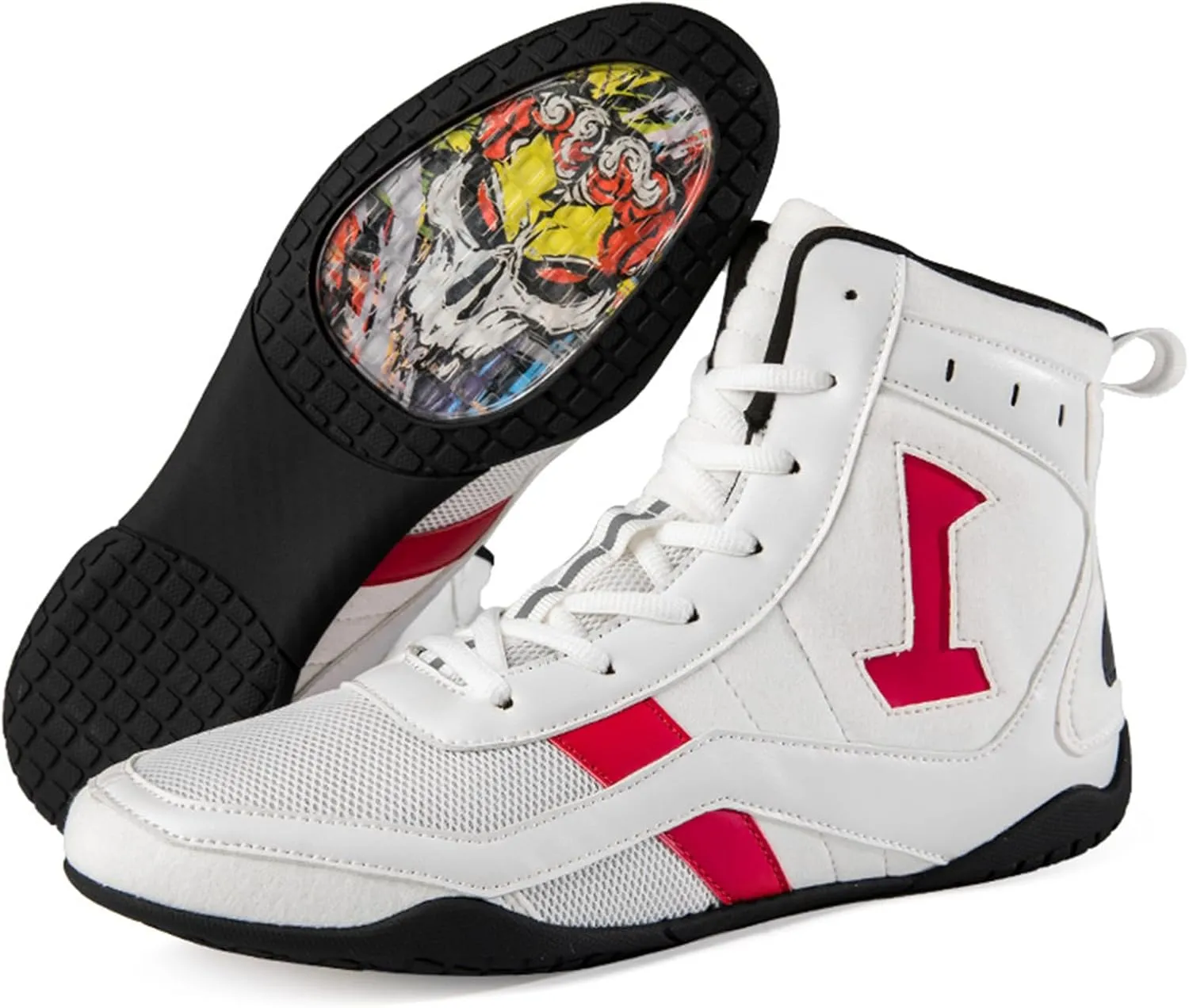 JiuQing Wrestling Shoes Men Women Barefoot Indoor Fitness Training Boots Lightweight Boxing Weightlifting Sport Boots