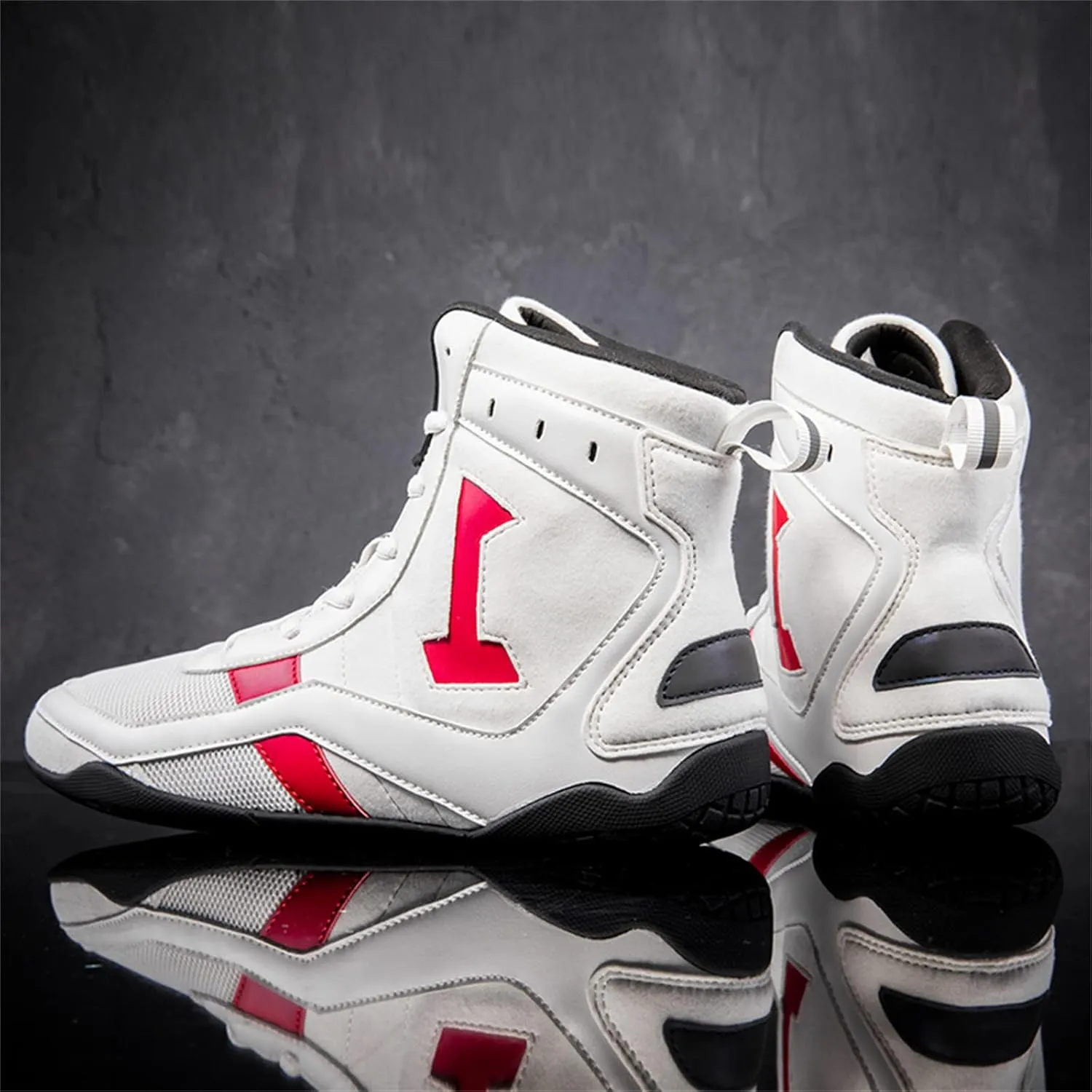 JiuQing Wrestling Shoes Men Women Barefoot Indoor Fitness Training Boots Lightweight Boxing Weightlifting Sport Boots