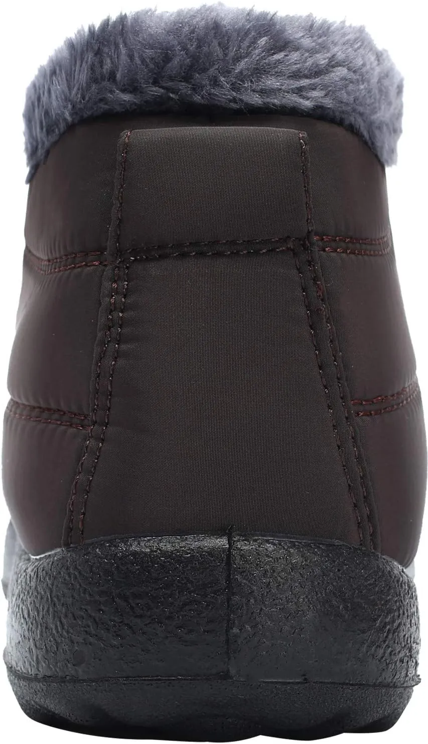 JOINFREE Winter Snow Boots for Women Men Anti-Skid House Shoes Ankle Boots Indoor Outdoor