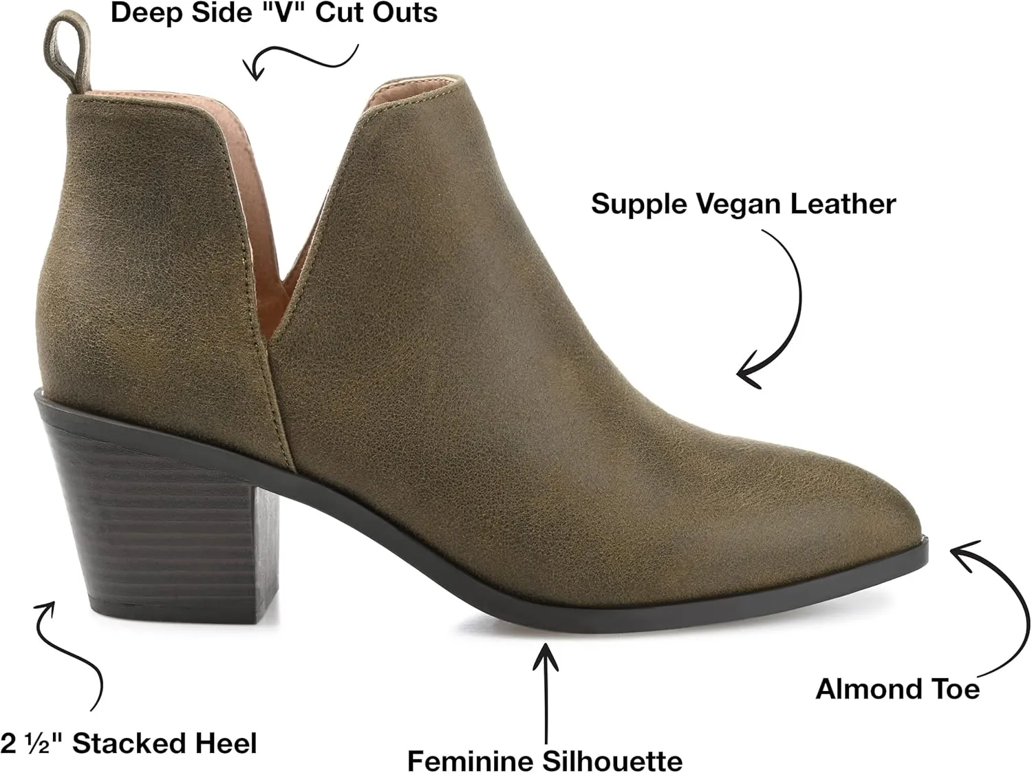 Journee Collection Women's Ankle Boots and Booties