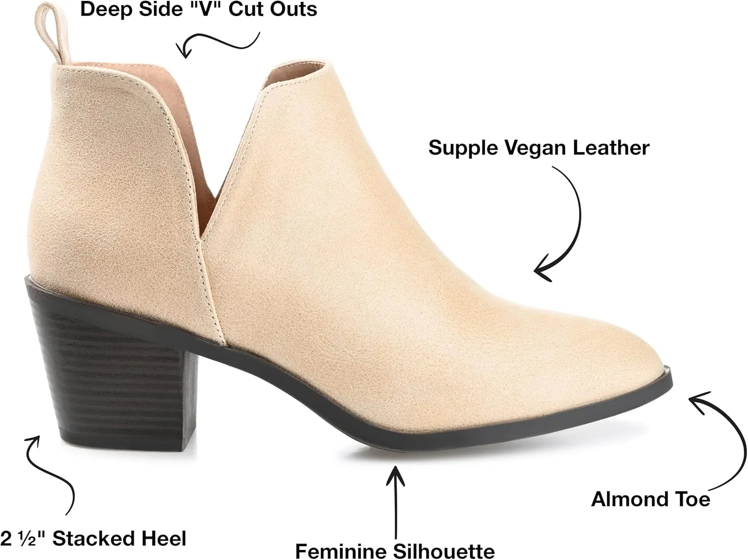 Journee Collection Women's Ankle Boots and Booties