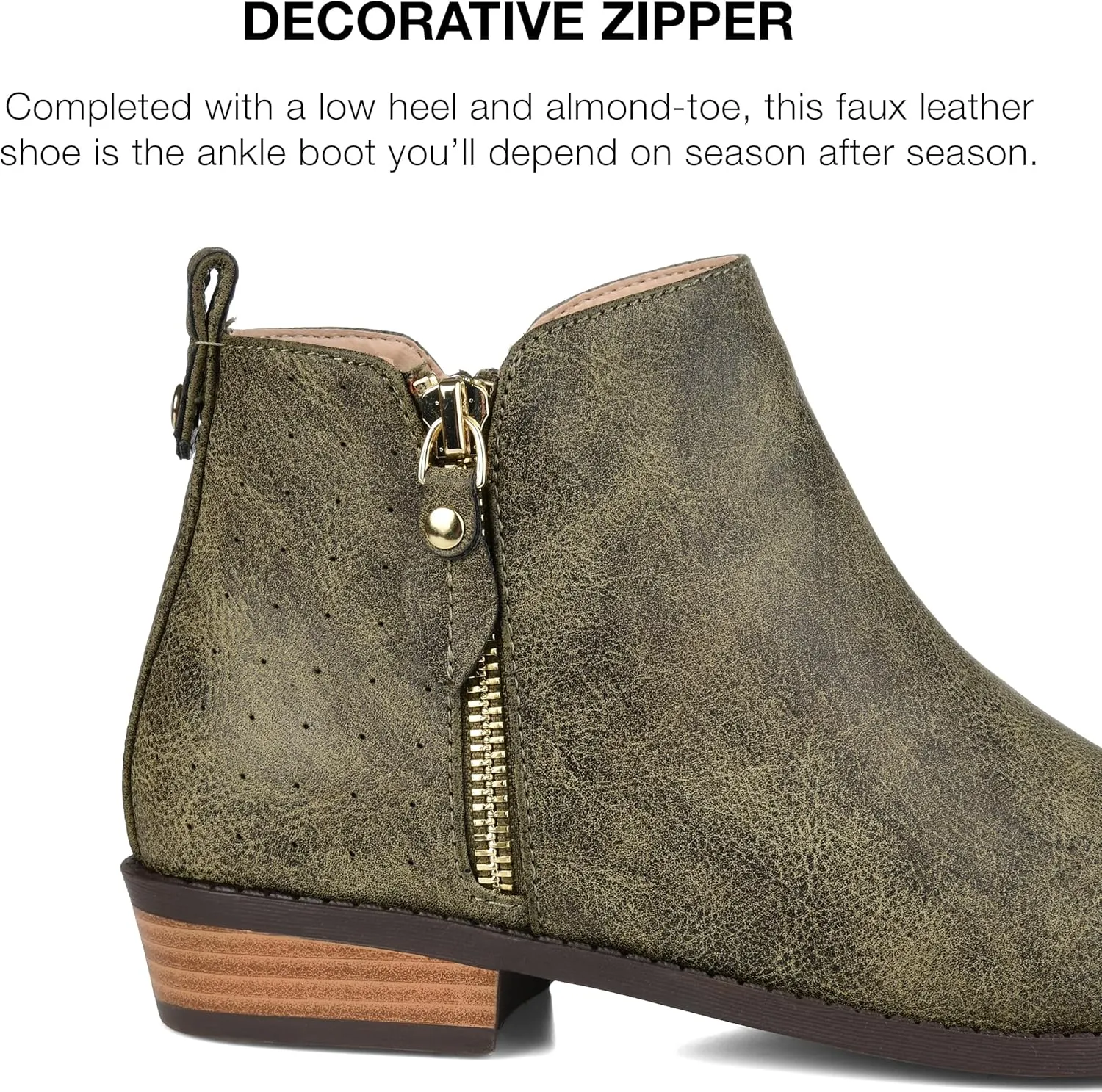 Journee Collection Women's Ellis Ankle Boot