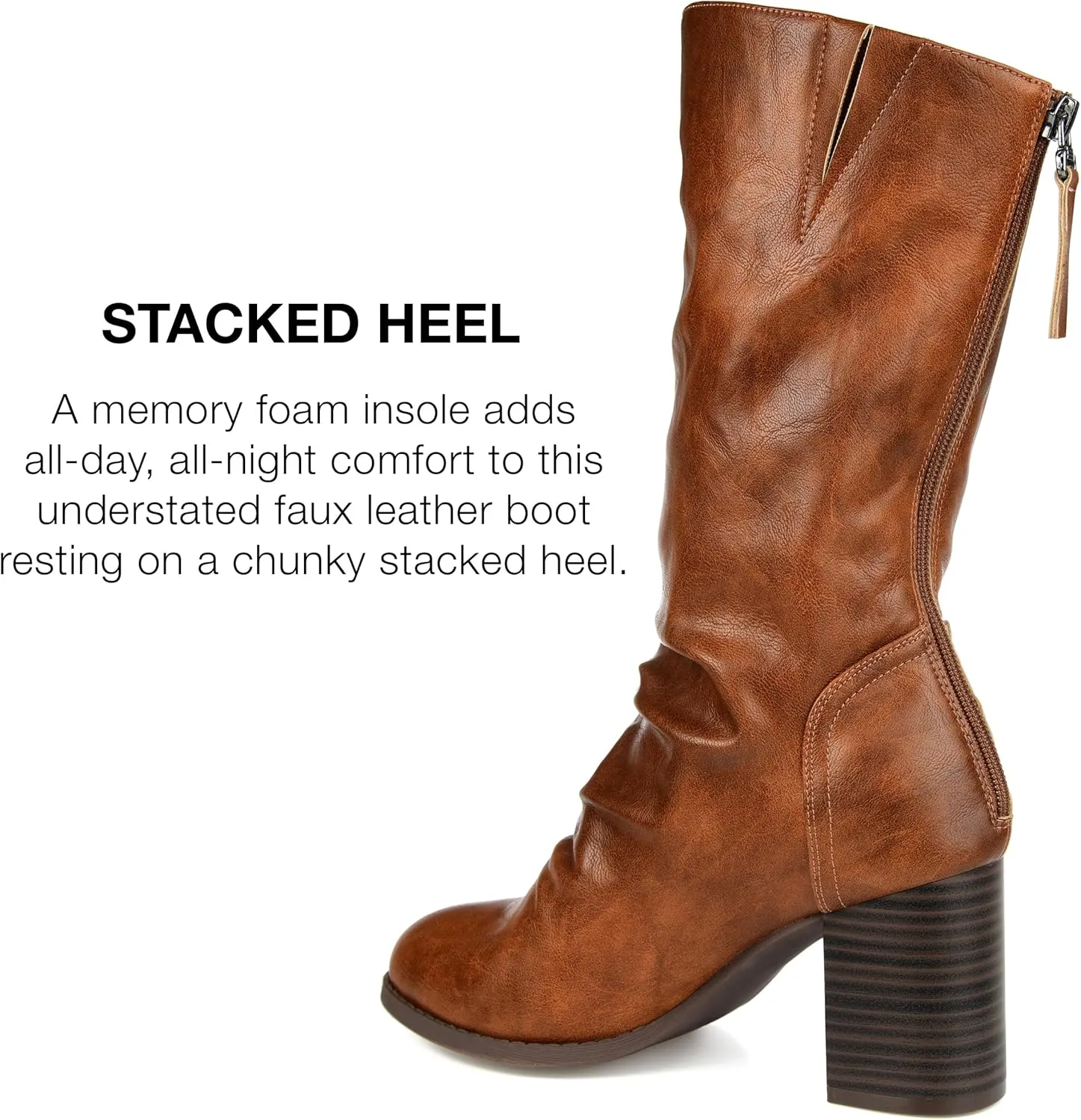 Journee Collection Women's Mid Calf Boots