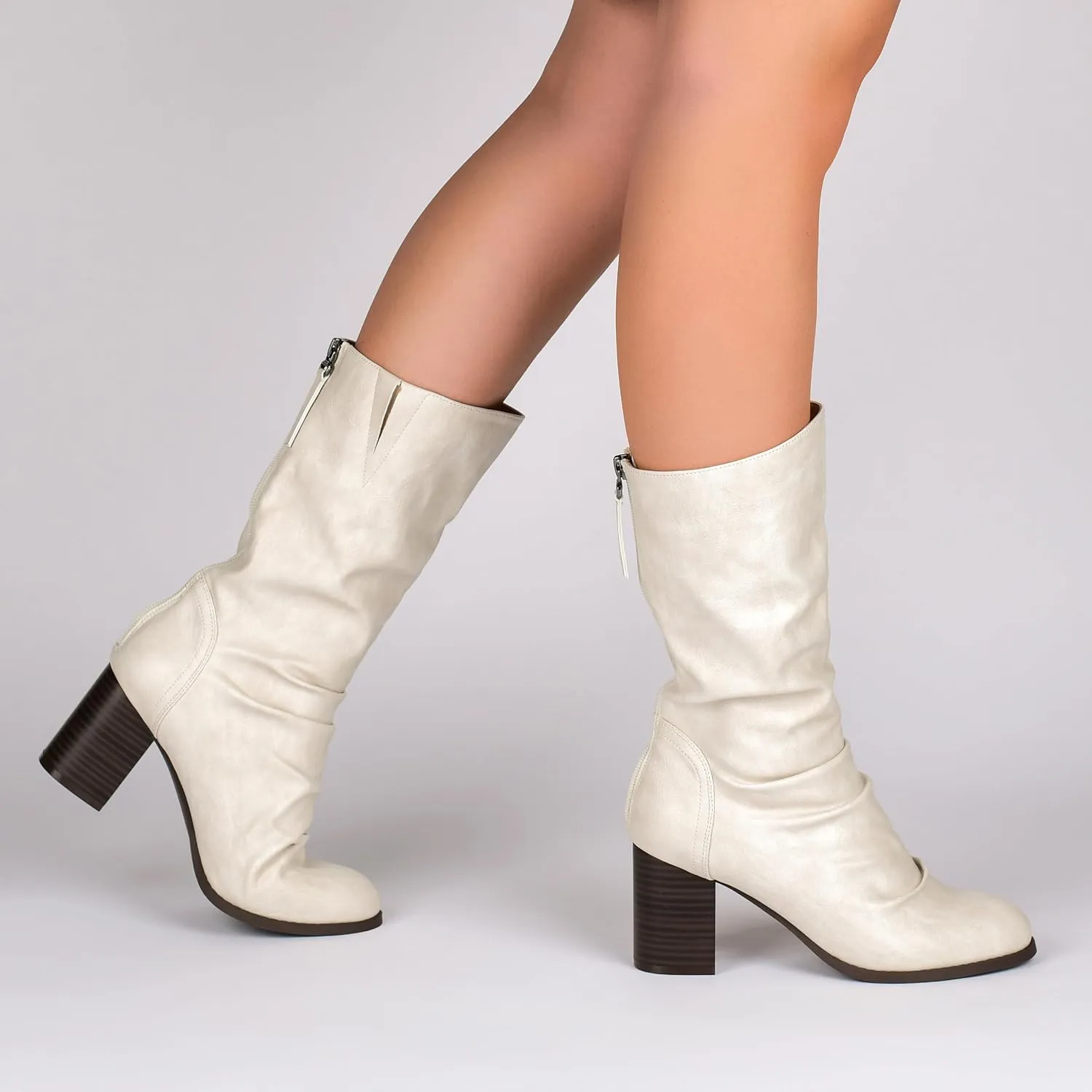 Journee Collection Women's Mid Calf Boots