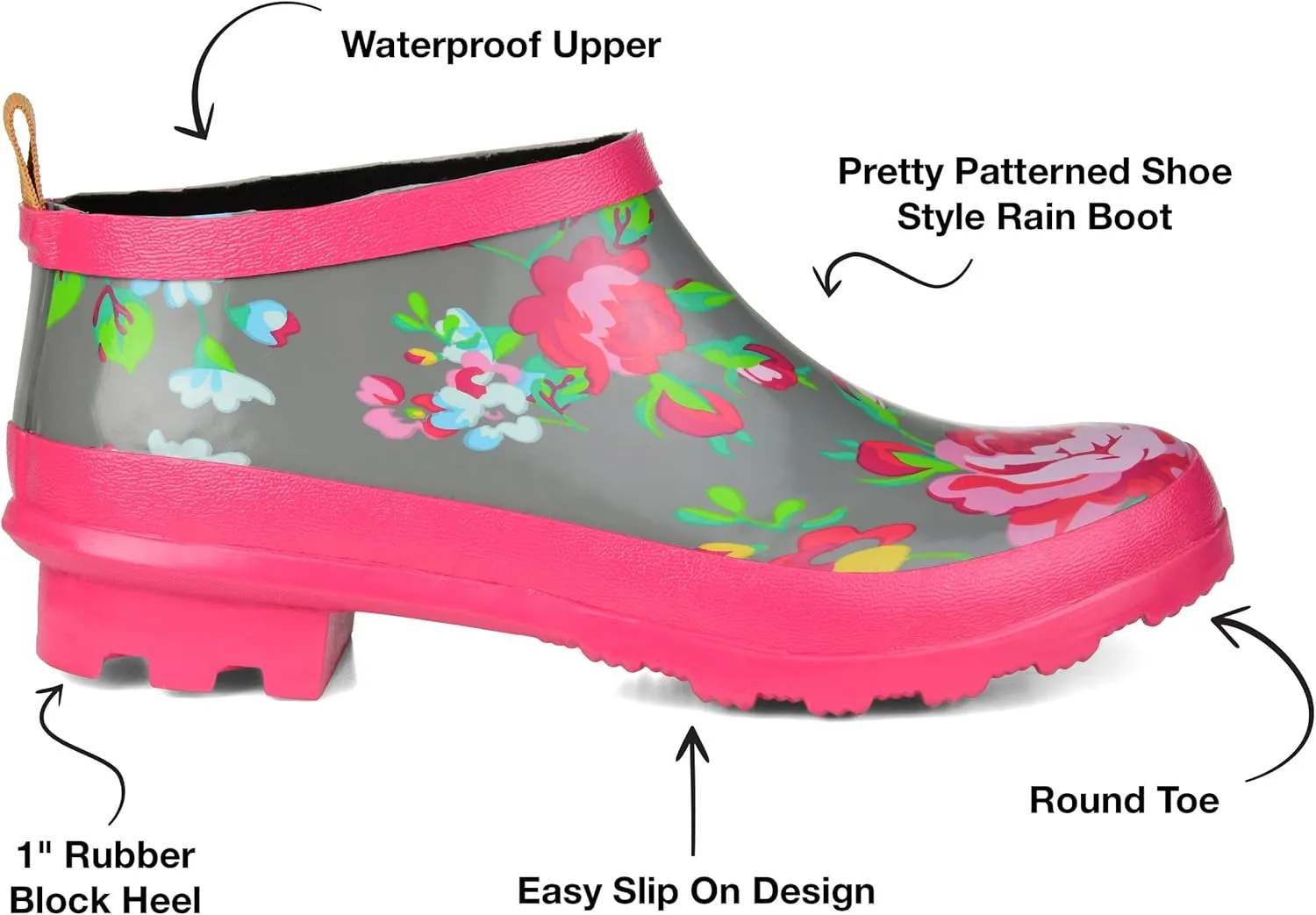 Journee Collection Women's Rainer Rain Boot