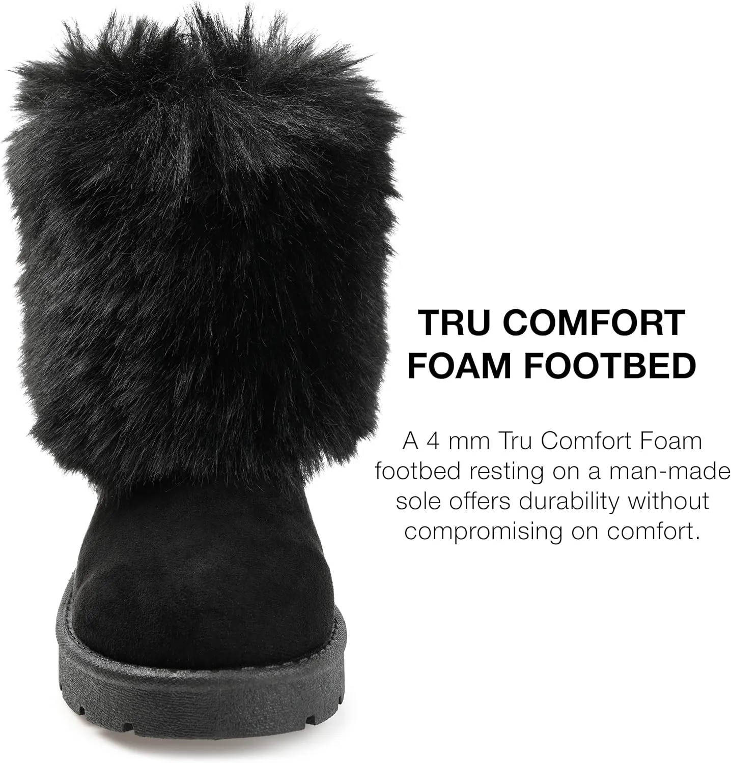 Journee Collection Women's Tru Comfort Foam Shanay Boot Mid Calf