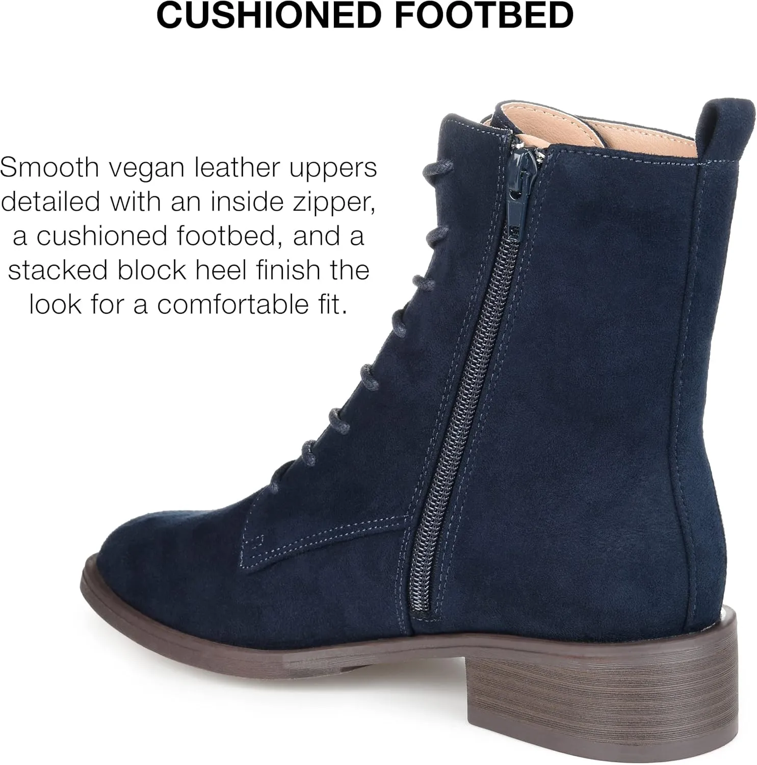 Journee Collection Women's Vienna Combat Boot