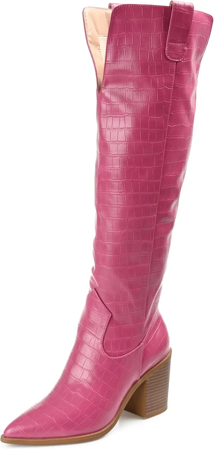 Journee Women's Comfort Foam Extra Wide Calf Therese Boots