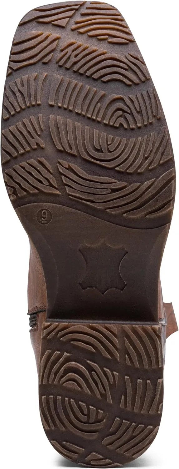 Jousen Cowboy Boots for Men Embroidery Men's Western Boots Retro Square Toe Mens Boots Botas Vaqueras Para Hombre