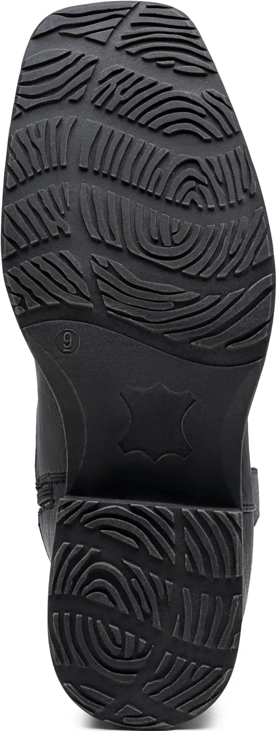 Jousen Cowboy Boots for Men Embroidery Men's Western Boots Retro Square Toe Mens Boots Botas Vaqueras Para Hombre