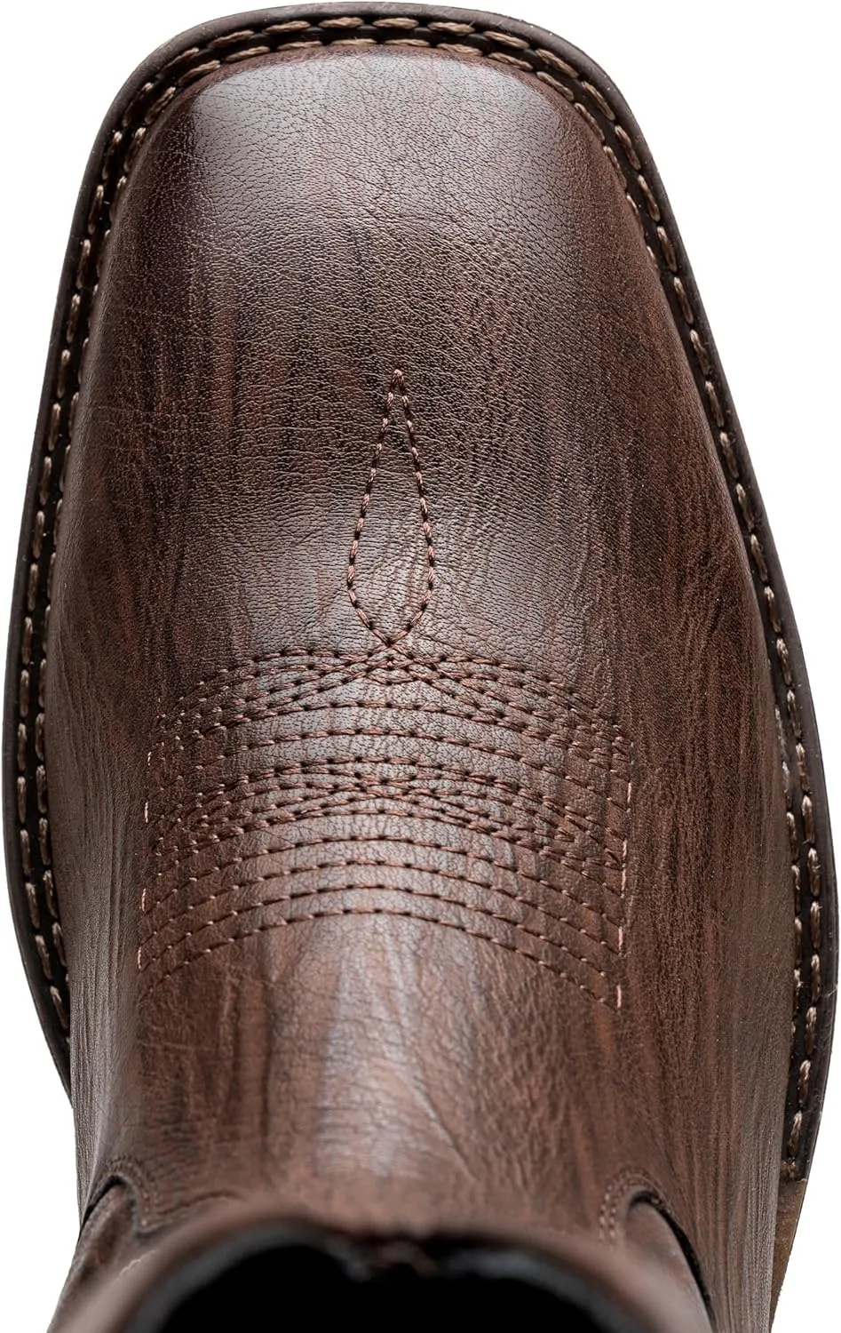 Jousen Cowboy Boots for Men Embroidery Men's Western Boots Retro Square Toe Mens Boots Botas Vaqueras Para Hombre