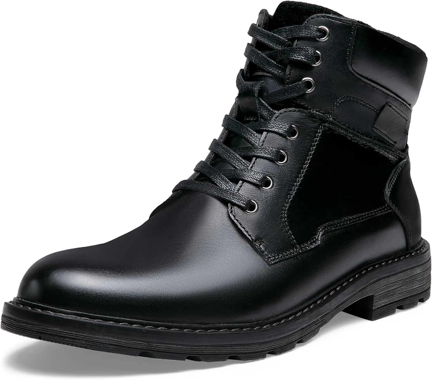 Jousen Mens Boots Casual Leather Boots for Men Chukka Fashion Men's Dress Boots