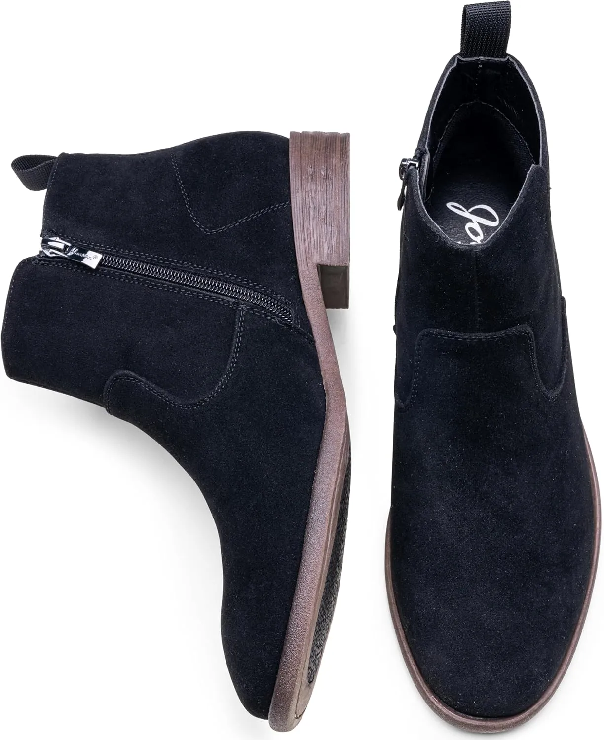 Jousen Men's Chelsea Boots Lightweight Casual Chukka Ankle Boots Classic Elastic Dress Boots For Men