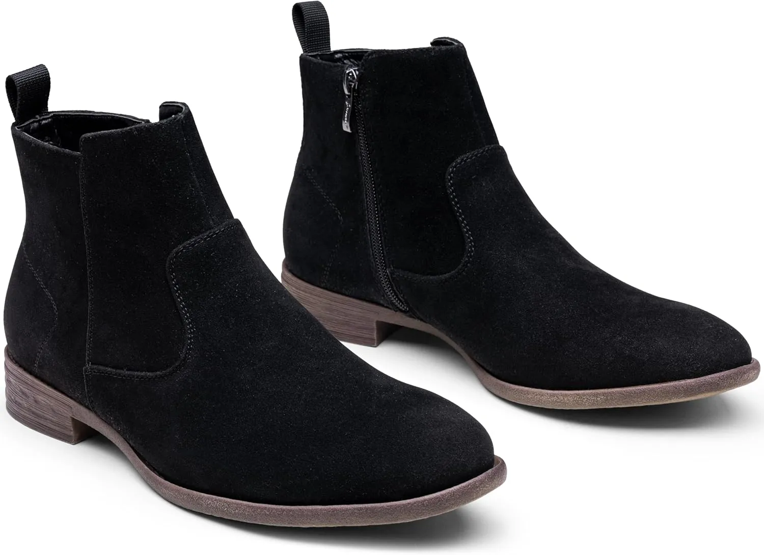 Jousen Men's Chelsea Boots Lightweight Casual Chukka Ankle Boots Classic Elastic Dress Boots For Men