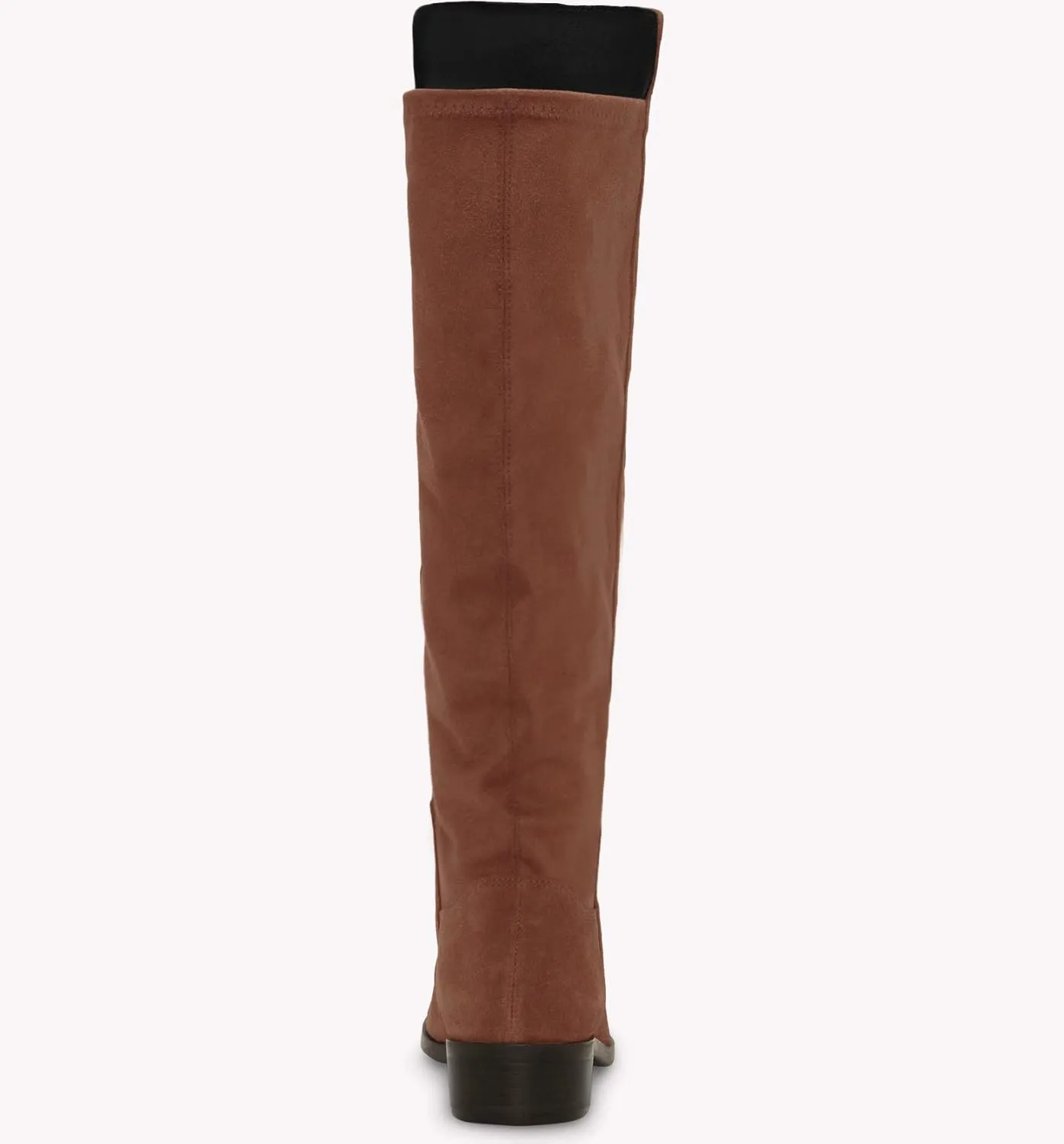 Juliet Holy Womens Knee High Boots Round Toe Chunky Block Heels Suede Fashion Winter Booties