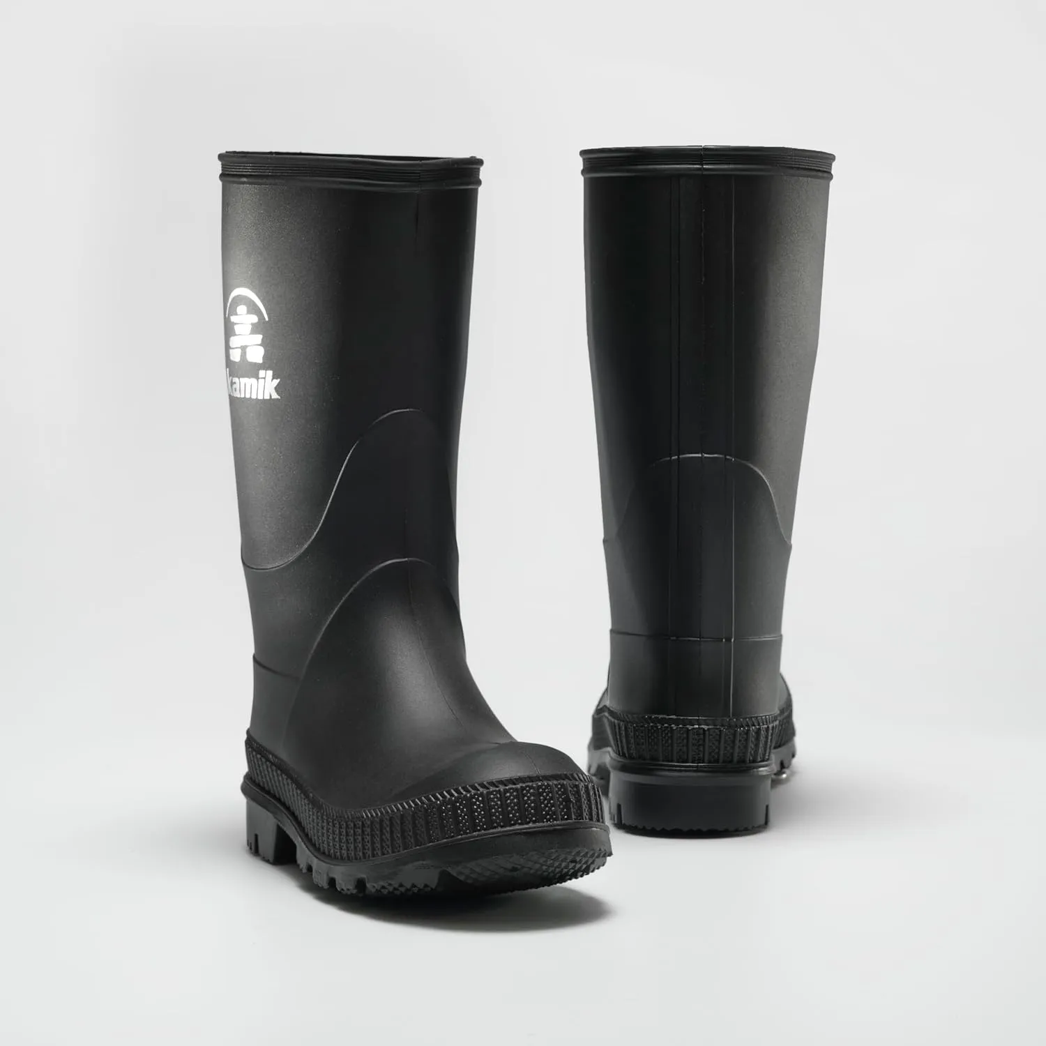 Kamik Kids Stomp Waterproof Rain Boots,Olive,