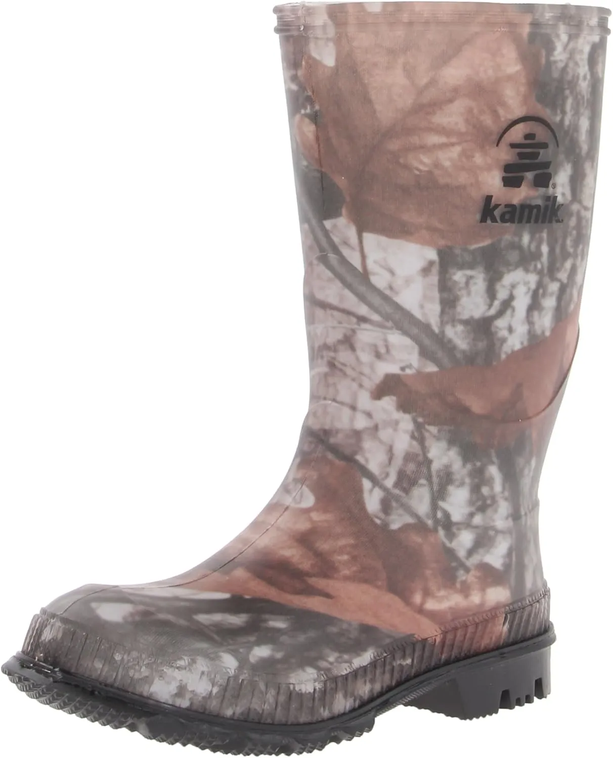 Kamik Kids Stomp Waterproof Rain Boots,Olive,
