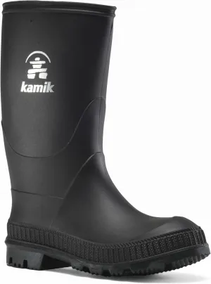 Kamik Kids Stomp Waterproof Rain Boots,Olive,