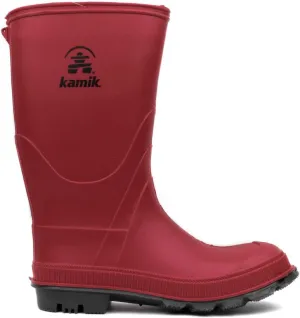 Kamik Kids Stomp Waterproof Rain Boots,Olive,
