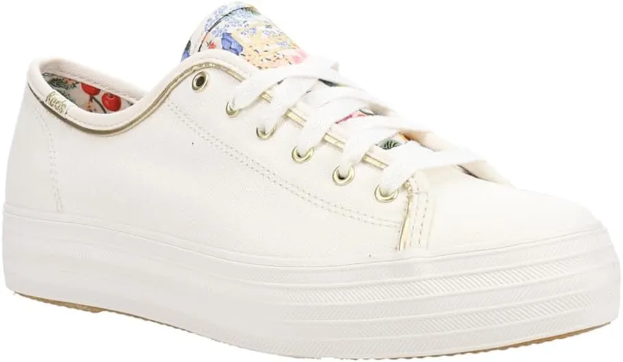 Keds Women's X Rifle Paper Triple Kick Blossom Sneaker