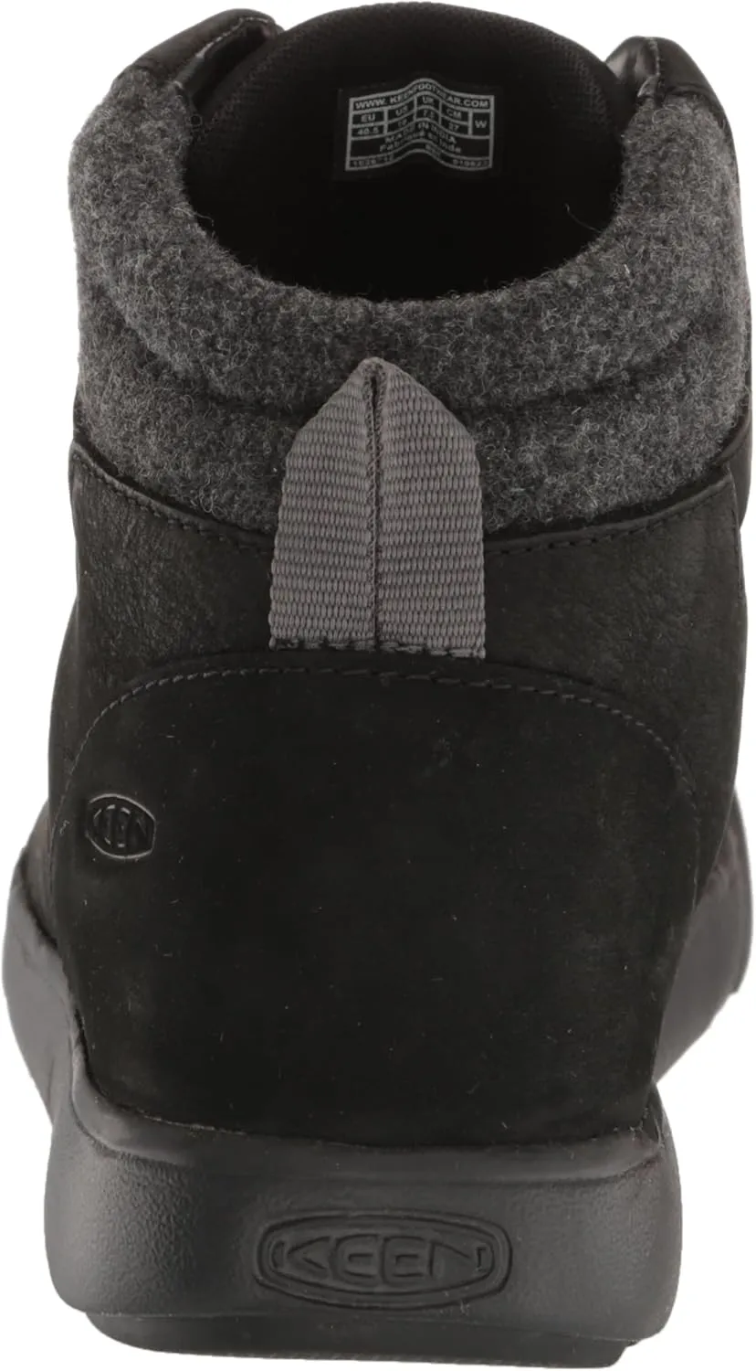 KEEN Women's Elle Winter Mid Height Insulated Waterproof Pull on Ankle Boots