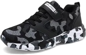 Kid's Boy Girl Lightweight Camouflage Sport Shoes for Walking Running Hiking