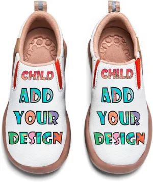 Kid's Casual Walking Sneakers Art Painted Slip On Loafers Lightweight Comfort Travel Shoes Animal Pattern
